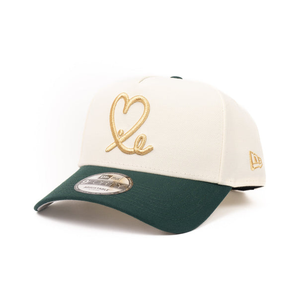 10 Year Anniversary New Era 9Forty A Frame 1LoveIE Snapback (Forest Green / Cream)