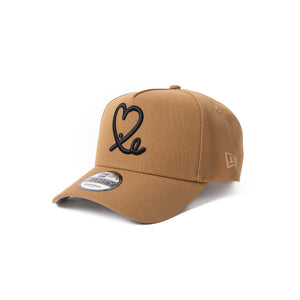 New Era 9Forty A Frame 1LoveIE Snapback (Wheat / Black)