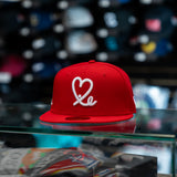 Limited Red / White Mexico Flag 1LoveIE New Era 59FIFTY Fitted Cap