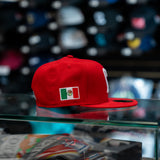Limited Red / White Mexico Flag 1LoveIE New Era 59FIFTY Fitted Cap