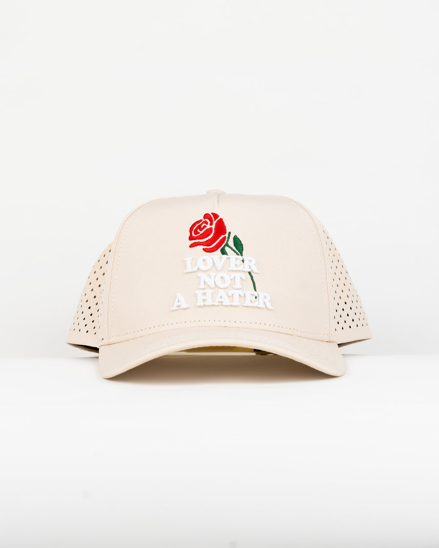 "Lover Not A Hater" Snapback (Tan)