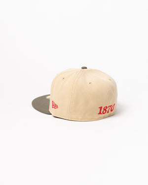 Limited Vegas Gold / Olive 1LoveIE Raincross New Era 59FIFTY Fitted Cap