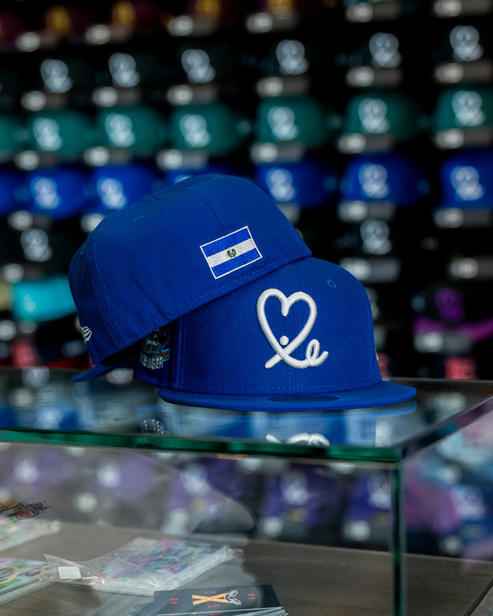 Limited Dark Royal Salvador Flag 1LoveIE New Era 59FIFTY Fitted Cap