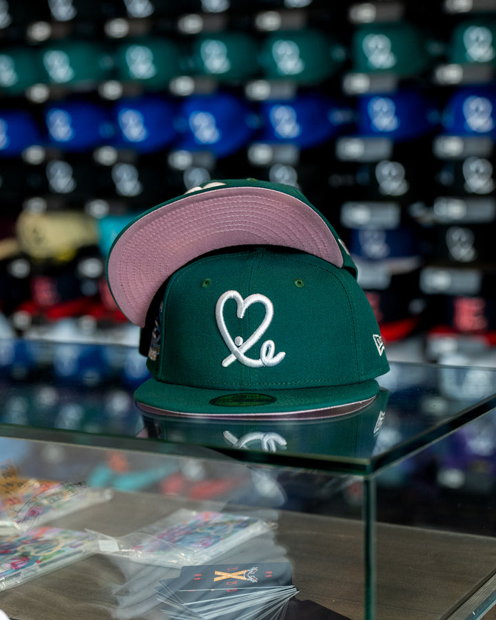 Limited Evergreen / Pink 1LoveIE New Era 59FIFTY Fitted Cap