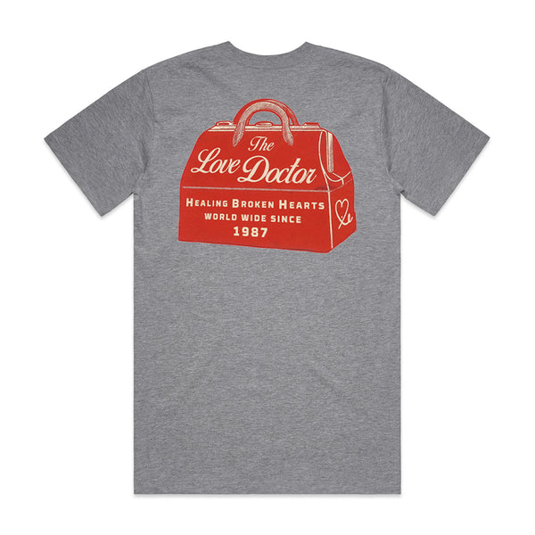 Love Doctor Tshirt (Heather Grey) – 1LoveIE