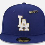 Los Angeles Dodgers New Era Royal 2025 59FIFTY Day 59FIFTY Fitted Hat with Pin