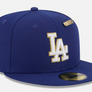Los Angeles Dodgers New Era Royal 2025 59FIFTY Day 59FIFTY Fitted Hat with Pin