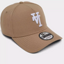 New Era Dodgers A Frame Upside LA Adjustable Cap ( Camel / White )