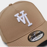 New Era Dodgers A Frame Upside LA Adjustable Cap ( Camel / White )