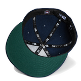 New Era Dodgers 59Fifty Upside LA Fitted Cap ( Oceanside Blue / White)