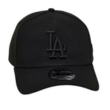 New Era Dodgers A Frame LA Adjustable Cap ( Black / Black )