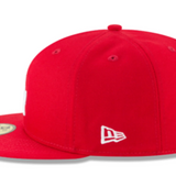 New Era Dodgers 59Fifty Upsidie LA Fitted Cap ( Red / White)