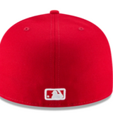 New Era Dodgers 59Fifty Upsidie LA Fitted Cap ( Red / White)