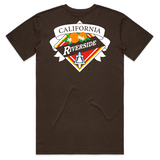 Riverside Raincross Crest Shirt (Brown)