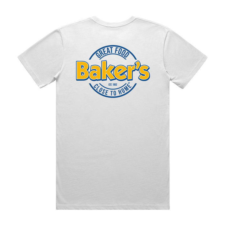 Baker's Classic Logo Tshirt (White)