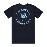 One Love In Everything Flag (Navy /Baby Blue)