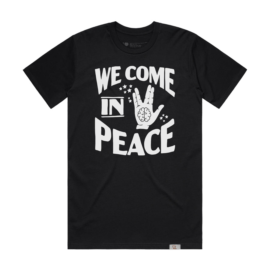 We Come In Peace (Black)