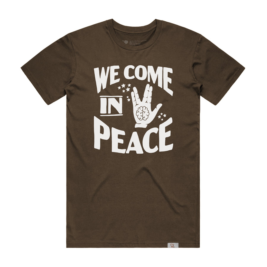 We Come In Peace ( Walnut)