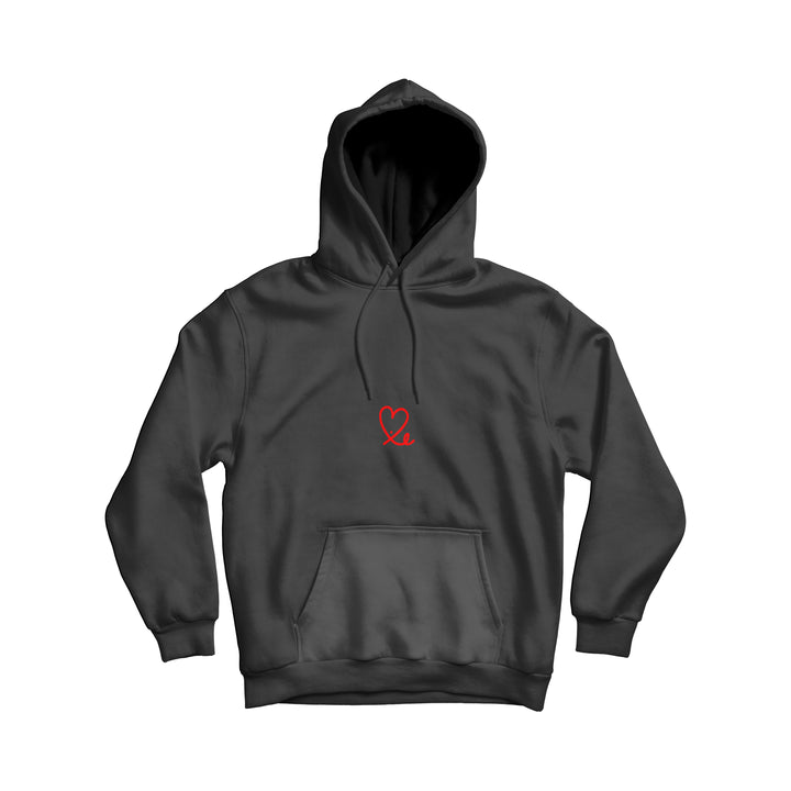 Youth Black & Red Pullover Hoodie