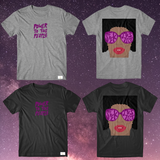 Power To The People Collection Tshirt (Athletic Grey / Purple)