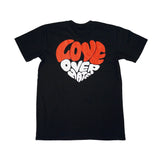 Love Over Hate Heart T-Shirt