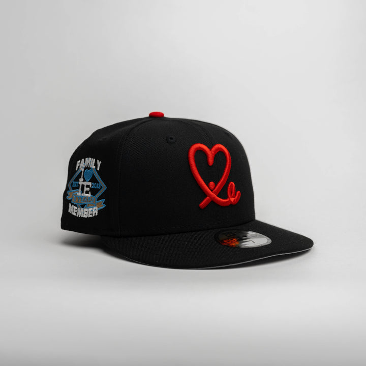 Limited Black / Red 1LoveIE New Era 59FIFTY Fitted Cap