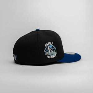 Limited Black / Dark Royal 1LoveIE New Era 59FIFTY Fitted Cap