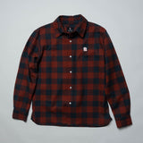 1LoveIE Mens Premium Cut & Sew Flannel (Red & Navy)