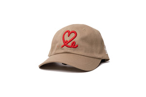 1LoveIE Signature Dad Hat (Sand / Red)