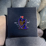 1LoveIE Signature Heart logo Pin