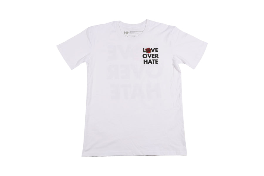 Love Over Hate T-Shirt White