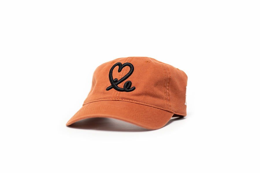 1LoveIE Signature Dad Hat (Burnt Orange / Black)