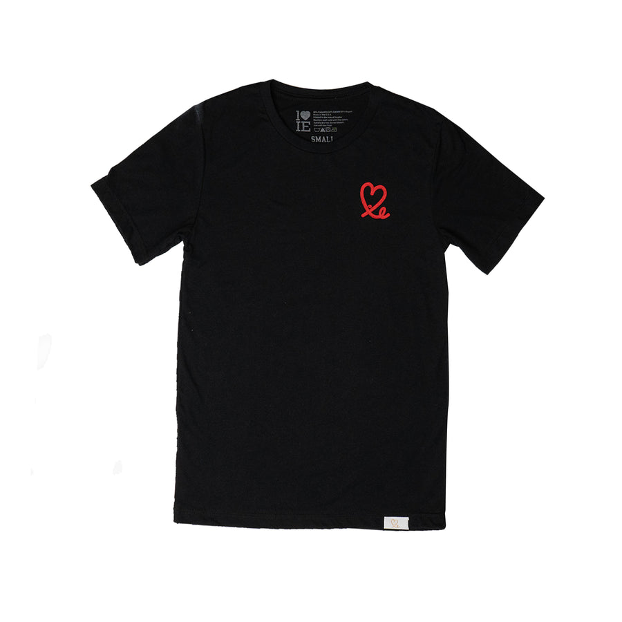 Men's Triblend T-shirt (Black / Red)