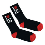 1LoveIE Crew Socks Black (3 Pack)