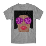 Power To The People Collection Tshirt (Athletic Grey / Purple)