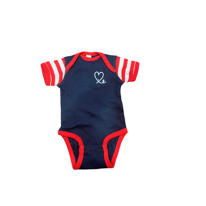 Red Navy Two Tone /Onesie