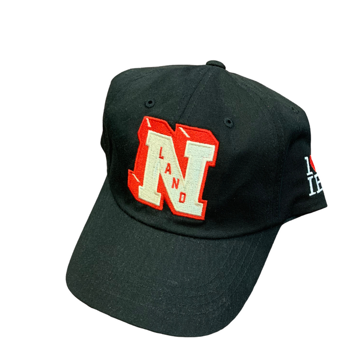 "NLand"  Dad Hat (Black / Red)