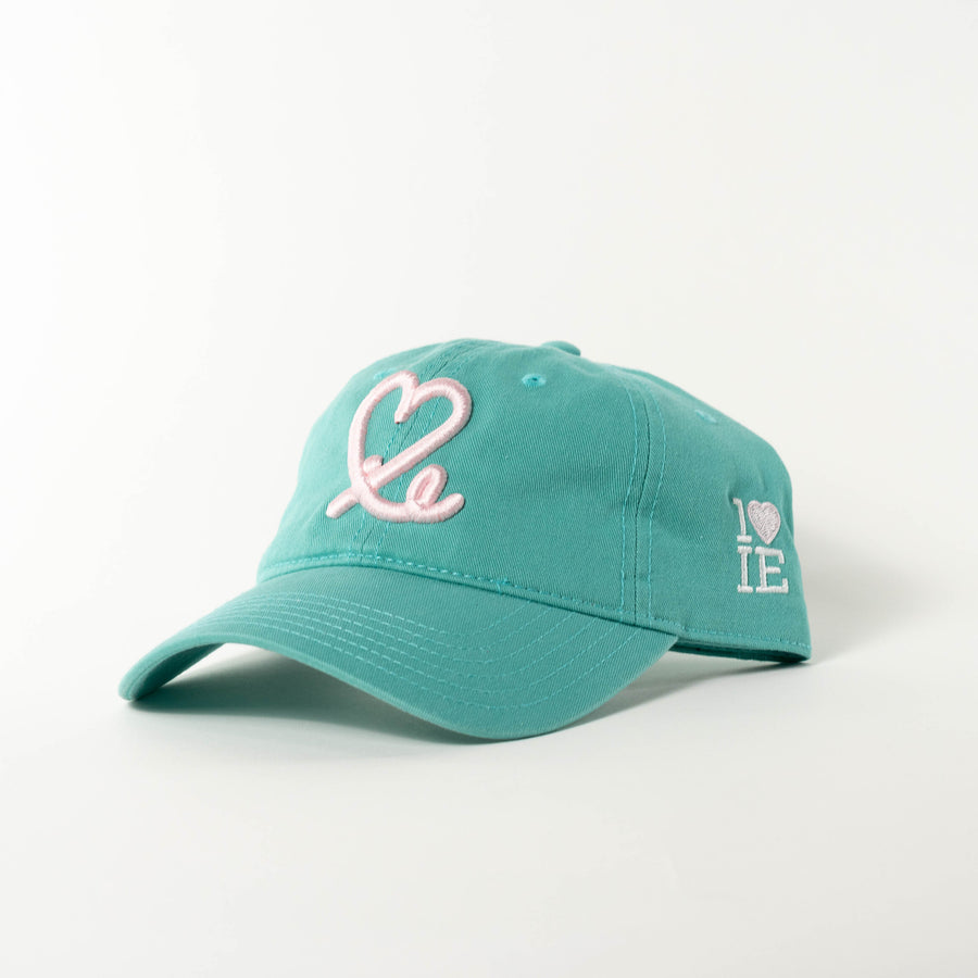 1LoveIE Signature Dad Hat (Teal / Pink )