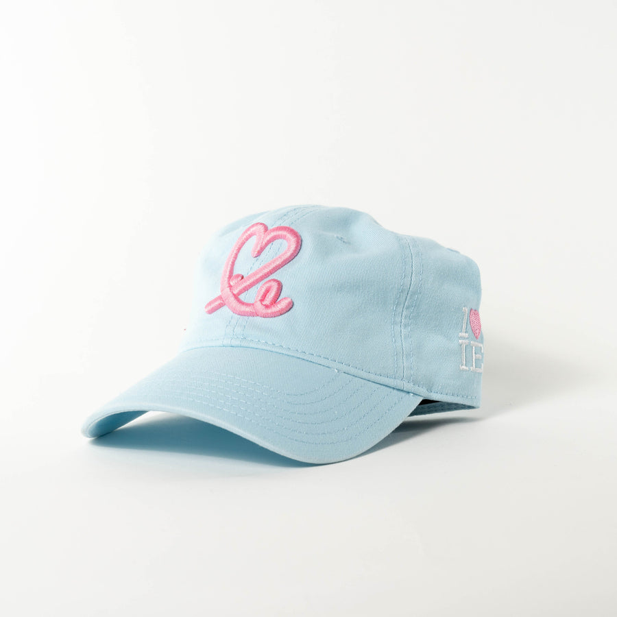 1LoveIE Signature Dad Hat (LT.Blue / Pink )